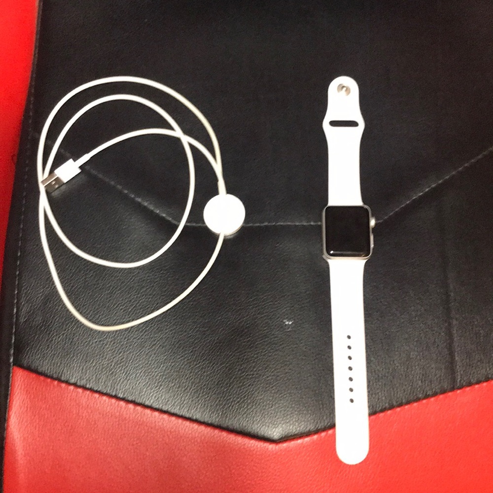 Apple Watch series 2. A little dirty on the bands